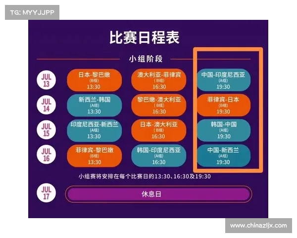 2023亚洲杯中国队全赛程详解及重要比赛时间一览